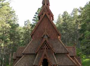 The front of the Chapel In The Hills in Rapid City, SD.