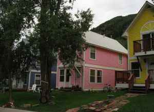 The town of Telluride is the county seat and most populous town of San Miguel County in the southwestern portion of the U.S. state of Colorado. The town is a former silver mining camp on the San Miguel River in the western San Juan Mountains. The