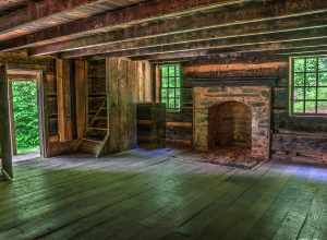 Interior of Tipton Place at Cades Cove