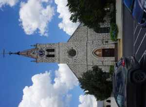 Saints Peter and Paul Catholic Church in New Braunfels, Texas (United States).