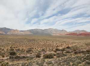 Red Rock Canyon during Winter