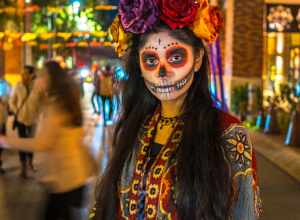 Woman at Dia De Los Muertos