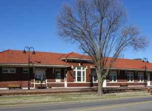 Sikeston St. Louis, Iron Mountain and Southern Railway Depot, Front St. between Scott and New Madrid Sts. Sikeston