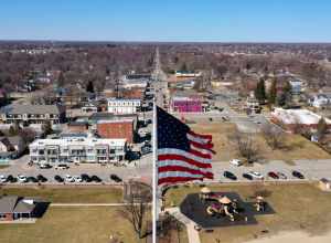 The tallest flagpole and largest flag in the State of Michigan located in the Detroit suburb of New Baltimore. Erected in 2016 with locally-generated donations totaling $103,000.