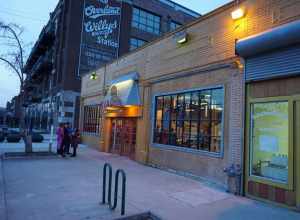 The exterior of Avalon International Breads in Detroit, Michigan (United States).