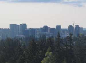 The skyline of en:Bellevue, Washington