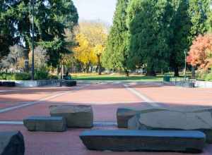 A view of Esther Short Park in Vancouver, Washington