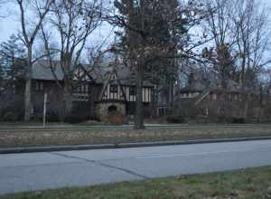 Houses on the northern side of Fairmount Boulevard, east of the Demington Drive intersection, in Cleveland Heights, Ohio, United States.  This stretch of the boulevard is part of the Fairmount Boulevard District, a historic district that is listed on