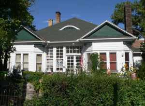H. E. Campbell house, located at 215 N. Leroux in Flagstaff, Arizona; seen from the east-southeast.