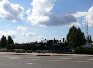 The Two Spot Logging Train in Flagstaff (Arizona, USA).
