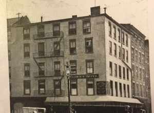 A Picture of Fraunces Tavern as it appeared in Harper'w Weekly 7 November 1896