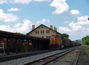 Huntsville Depot in Huntsville, Alabama, listed on the National Register of Historic Places.