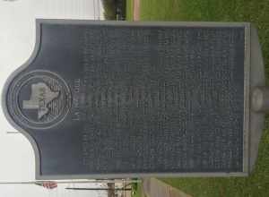 Texas Historical Commission plaque for La Marque, Texas located at 431 Bayou Road La Marque, TX 77568