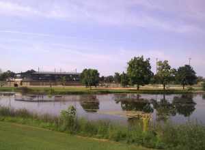 Lamar Park pond