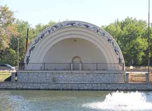 The bandshell located in Mineral Palace Park in Pueblo, Colorado.
