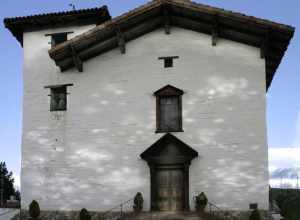 The rebuilt mission at Mission San Jose, California.