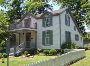 Nicholas Gotten House in Bartlett. The structure also houses the Bartlett Museum.