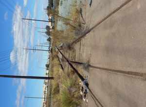 Abandoned Rail in Chula Vista near the former intersection of Walnut Avenue and I Street, west of Interstate 5.