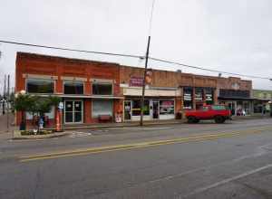 Main Street in Royse City, Texas (United States).