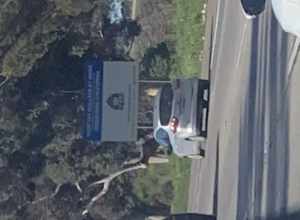 One of the SB1 signs were located in Interstate 5 as part of the replacement project.