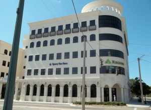 Sarasota, Florida: Dr. C. B. Wilson House site, now a Regions Bank