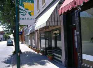 View of Schimpff's Confectionery from the north, in the Old Jeffersonville Historic District in Jeffersonville.