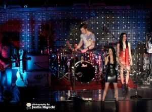 The Veronicas performing live at The Forum in Inglewood California on Saturday November 15h, 2014. The Veronicas opened for 5 Seconds of Summer. These point-and-shoot photos were taken from the second to the last row of section 235, about as far away