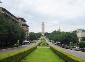 The Main Building on the campus of the University of Texas at Austin in Austin, Texas (United States).