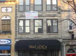 Front of the Wylie Building, located at 118 N. Walnut Street in downtown Bloomington, Indiana, United States.  Built in 1902, it is part of the Courthouse Square Historic District, a historic district that is listed on the National Register of