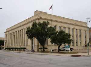 The United States Post Office and Courthouse in Wichita Falls, Texas (United States).