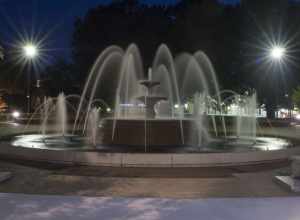 Water Fountain from Wilson Park in Florence, AL.  This fountain is a center piece to the city.  Its used for countless festivals, weddings, school pictures, etc.  Its rare to find no one around it.
Flickr Explore - 7/24/2007 #153

Also won one of the