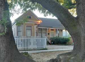 The Woodard House, at 740 Rutland St., the Heights, Houston (Texas, USA) is listed in the National Register of Historic Places, United States Department of the Interior.