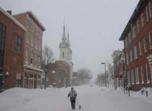 Blizzard on Church Street - Feb 10, 2010