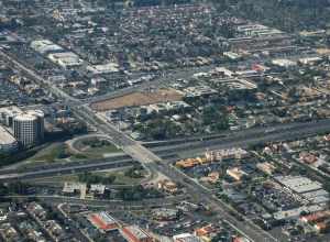 CA55 at 17th Street in Santa Ana
