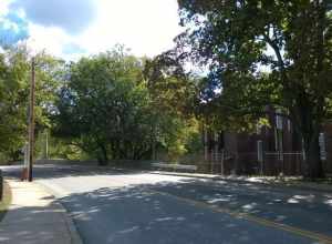 View of Canal Street Bridge in Nashua, New Hampshire