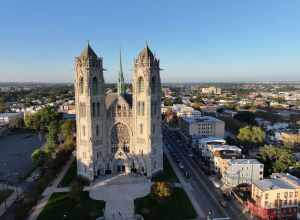 Cathedral Basilica of the Sacred Heart (Newark) as it appeared in 2023