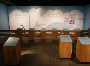 The Doorway to Freedom exhibit at the Detroit Historical Museum in Detroit, Michigan (United States).