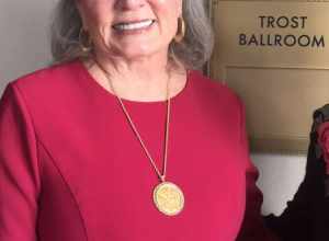 Ginger Gurss Francis at El Paso County Historical Society 60th anniversary Hall of Honor event November 14, 2021