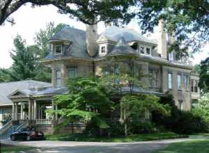 The house "Holly Lawn" in Northside, Richmond, Virginia; on the National Register of Historic Places [rotated and cropped]