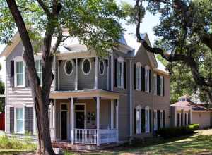The Kone-Yarbrough House in San Marcos, Texas, United States was built in 1886. It was designated a Recorded Texas Historic Landmark in 1977 and listed on the National Register of Historic Places as a contributing property to the Belvin Street