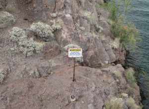 Davis Dam is a dam on the Colorado River about 70 miles (110 km) downstream from Hoover Dam. It stretches across the border between Arizona and Nevada. Originally called Bullhead Dam, Davis Dam was renamed after Arthur Powell Davis, who was the