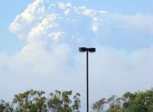 Los Angeles fires in end August 2009.

Picture taken from UC Irvine