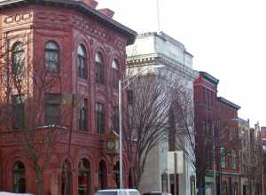 Main Street in Danbury, CT, USA