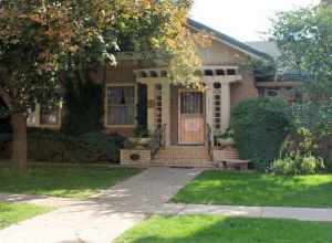The Maude Stanfield Harter Borland House, located at 610 North Jefferson Avenue in Loveland, Colorado. The property is listed on the National Register of Historic Places.