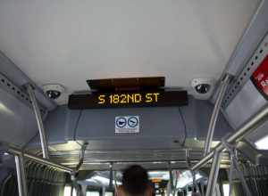 Initially rolling out on the RapidRide A Line, the next stop announcement system will be rolled out on the entire fleet for all routes and should be up and running in 18 months--that's April of 2012.