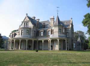 en:Lockwood-Mathews Mansion Museum, south side, en:Norwalk, Connecticut