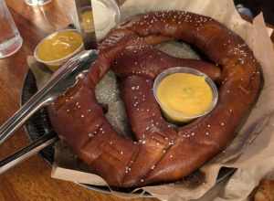 Pretzel from Würst Bier Hall in Fargo, North Dakota, United States.