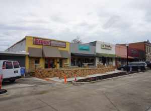 San Jacinto Street in Rockwall, Texas (United States).