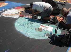 San Rafael, CA USA - Italian Street Painting Festival