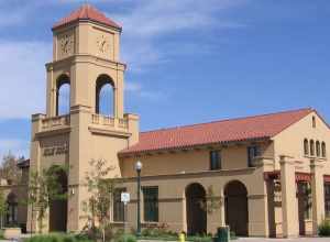The Tracy Transit Center in Tracy, California, USA.